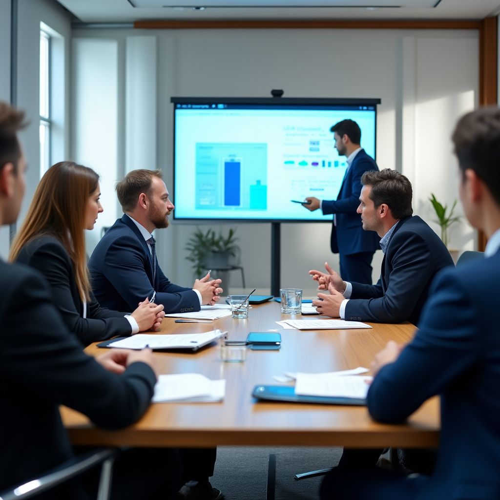 Reunión de consultoría estratégica